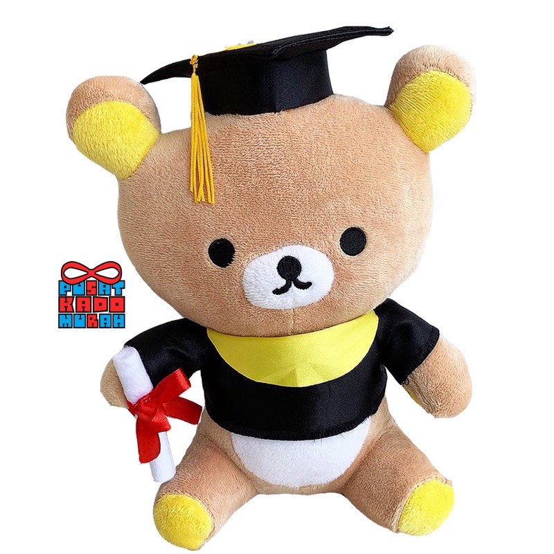 Boneka Wisuda Rilakuma