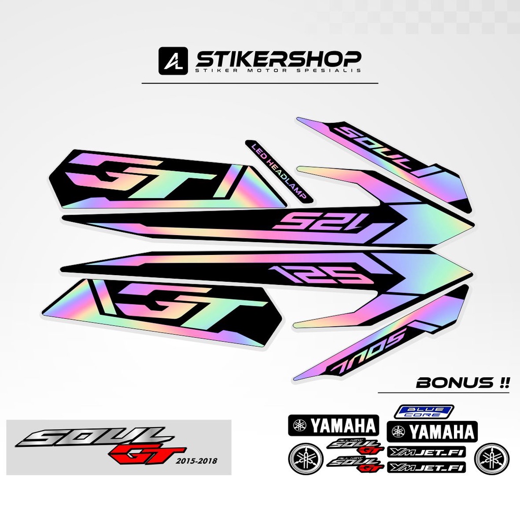 STRIPING MIO SOUL GT  / STIKER MIO SOUL GT /  STICKER MIO SOUL GT / STIKER MOTOR / STIPING MIO SOUL 