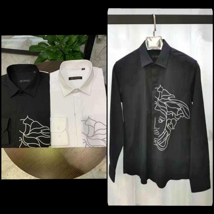 ☛☛ BIG SALE HEM PRIA KEMEJA KASUAL☛☛ KEMEJA PANJANG VERSACE PRIA MIRROR #014 PROMO