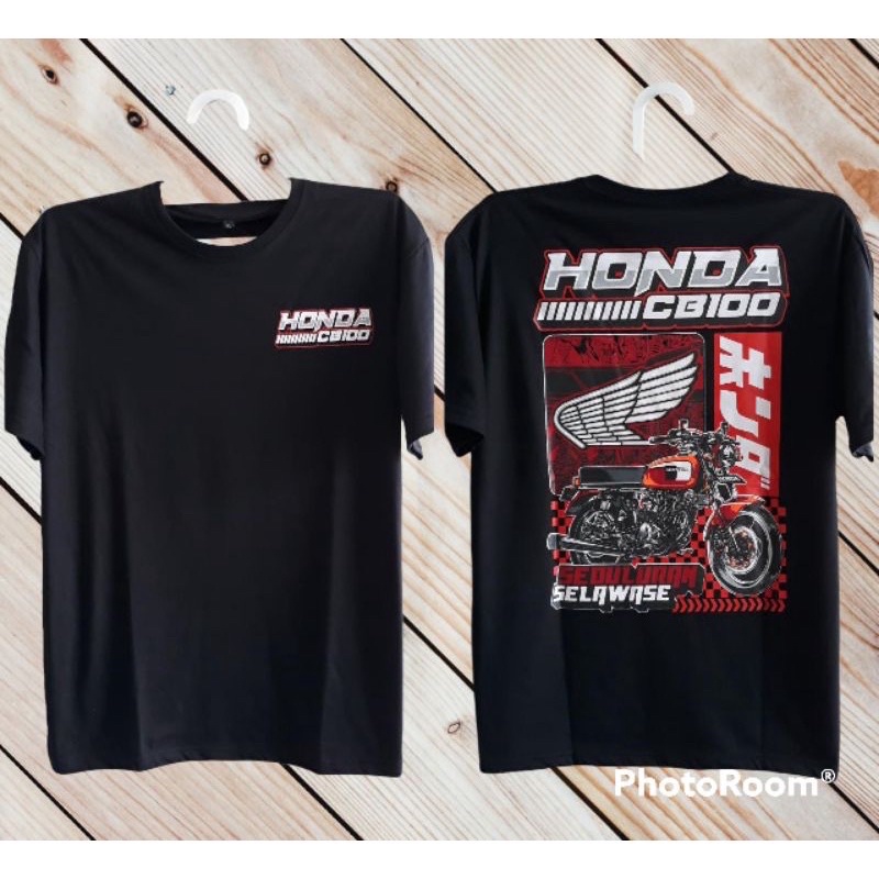 KAOS DISTRO HONDA CB 100 KATUN COMBED 30S