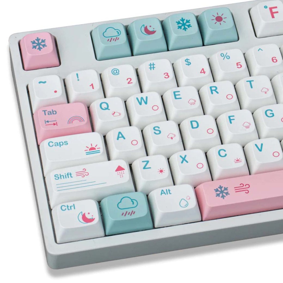 Weather Hiragana PBT Keycaps 132 set XDA Profile