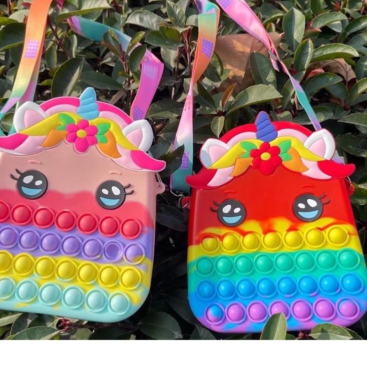 Tas Anak Unicorn Pop It Ukuran Besar