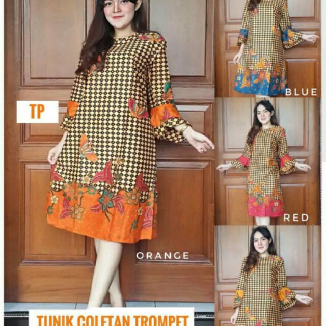 Tunik Murah Tunik Batik Murah Tunik Coletan Lonceng Murah Tunik Batik Murah Grosir Tunik Murah