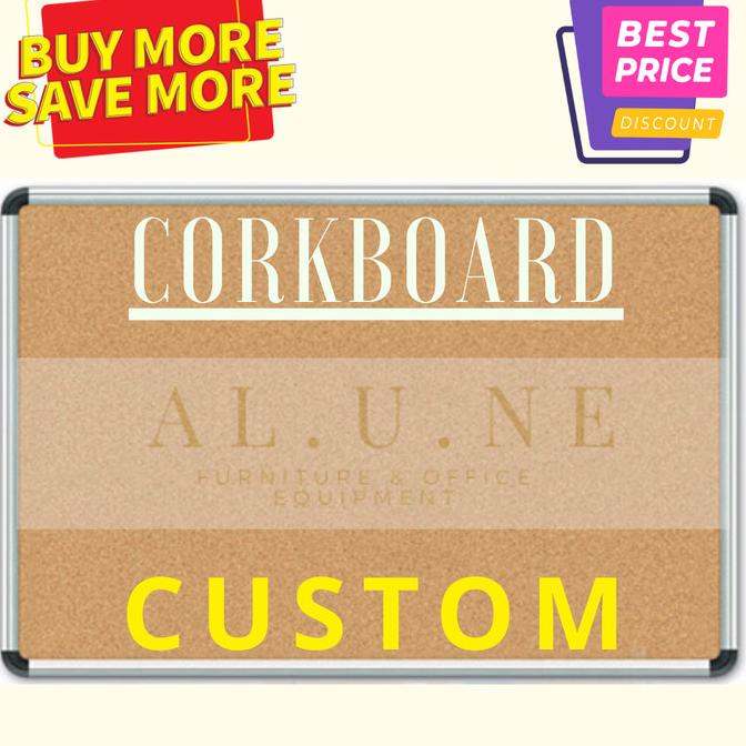 

Corkboard Pin Board Papan Mading 90 x 150