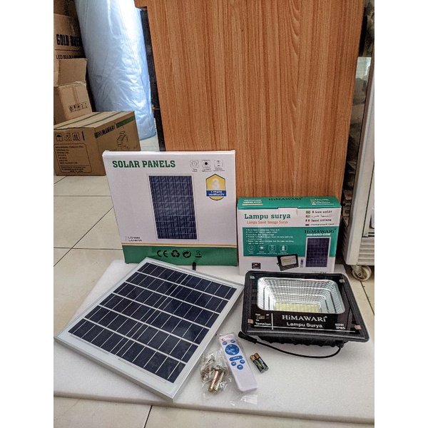 Himawari Lampu Surya Lampu Jalan PJU LED 60watt Solar Cell Panel