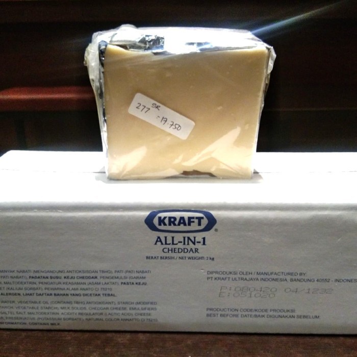 

keju KRAFT CHEDDAR ALL IN ONE 250gr all-in-1