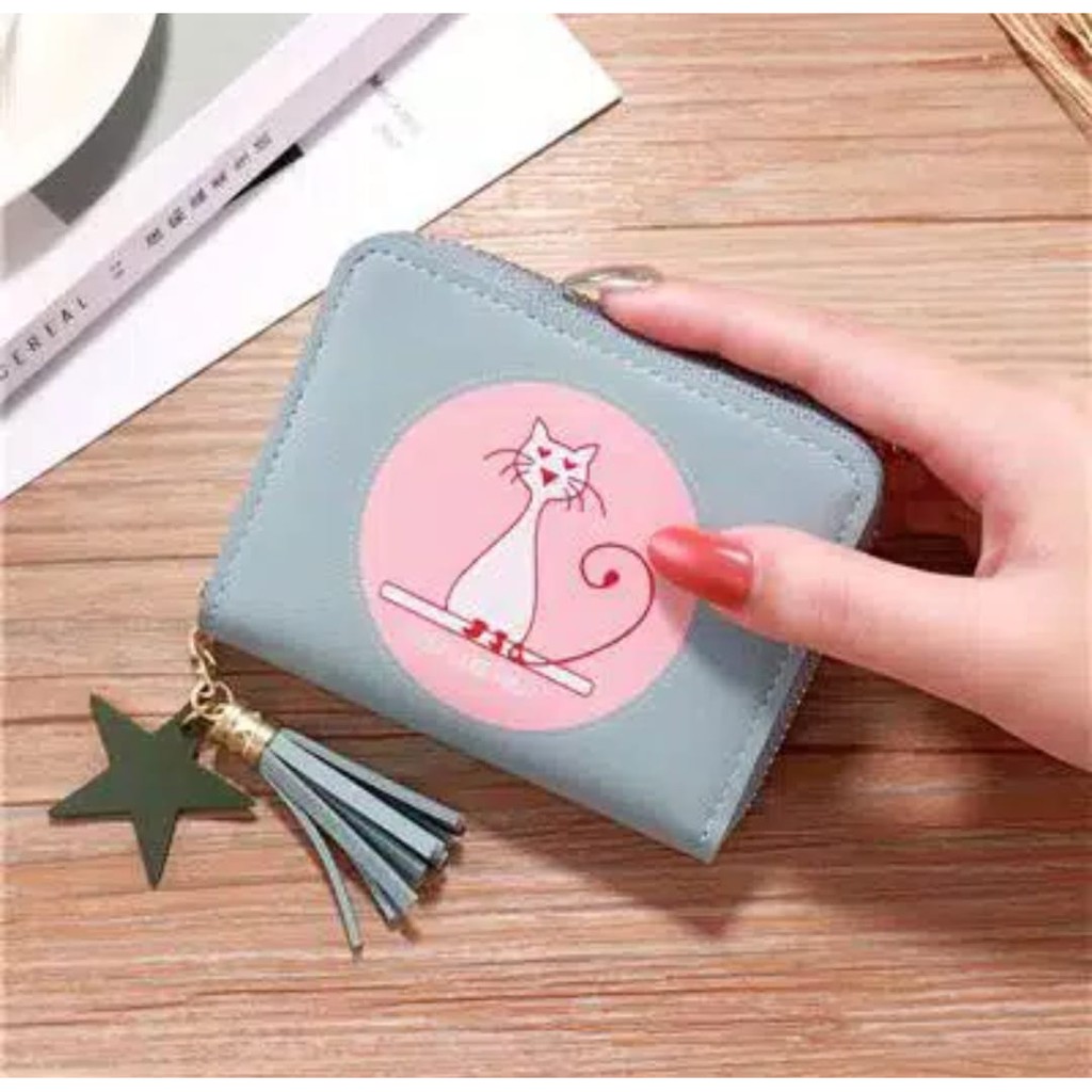 *ALIBABA1688*COD DOMPET WANITA D06 DOVE KELLY BELLY MINI GRACE KOREAN FASHION TRENDY FASHION WALLET