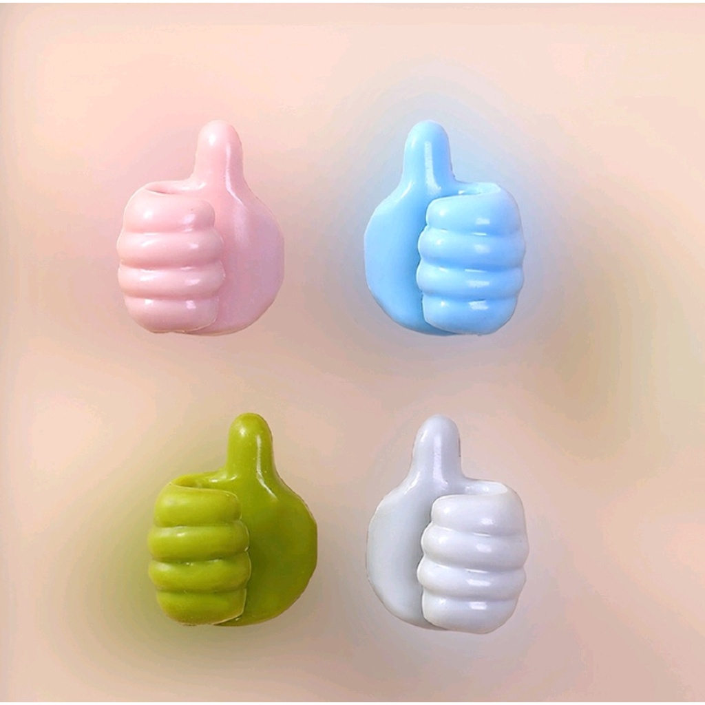 THUMBS UP CABLE HOLDER - Klip Mini Jempol Penjepit Perapi Kabel Charger HP Clip Organizer