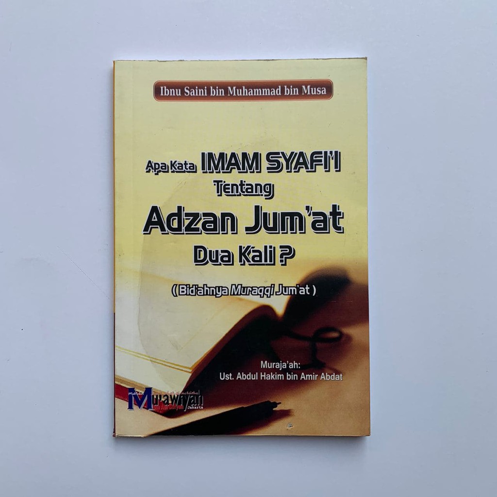 BUKU Apa Kata Imam Syafi'i Tentang Adzan Jum'at Dua Kali