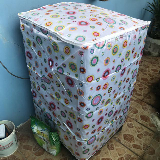 Cover Mesin Cuci Buka Atas Cover Mesin Cuci Peva Pelindung Mesin Cuci Anti Air Hiasan Mesin Cuci 391