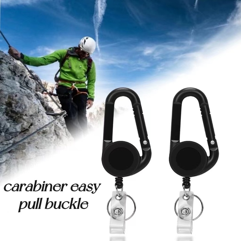 Gantungan Kunci Carabiner Bahan Abs Gaya Vintage Untuk Travel / Camping / Mendaki Gunung