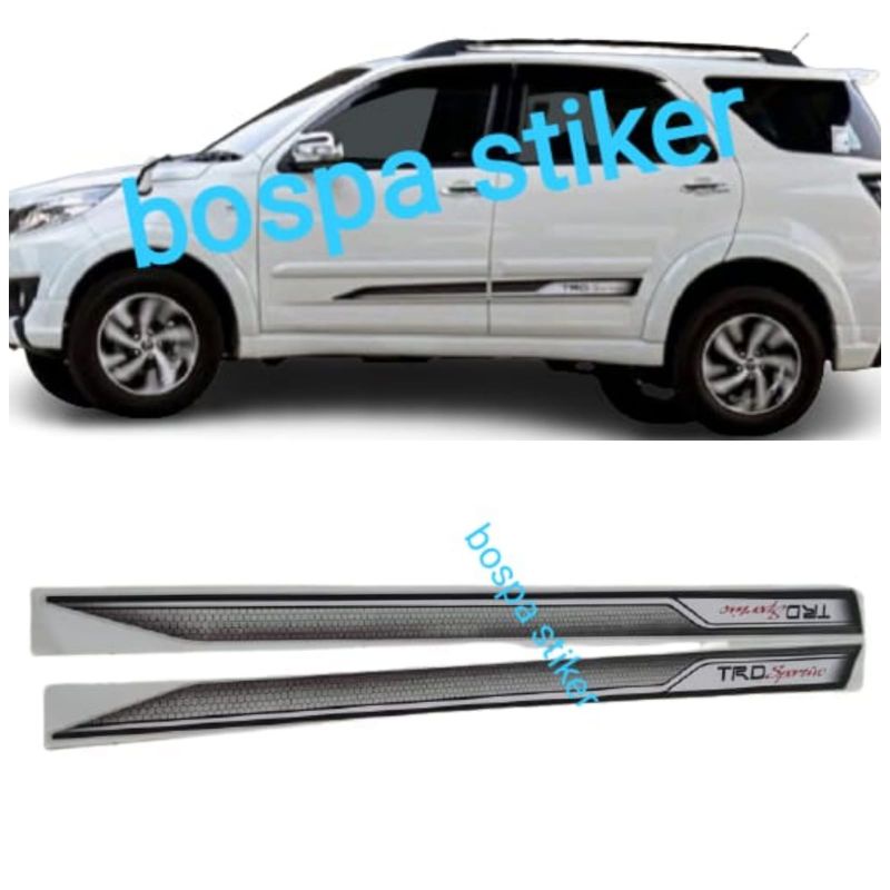 stiker BODY mobil TOYOTA RUSH 2015-2017// RUSH BATIK