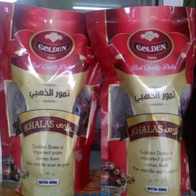 

Kurma saad khalas golden dates 500 gram