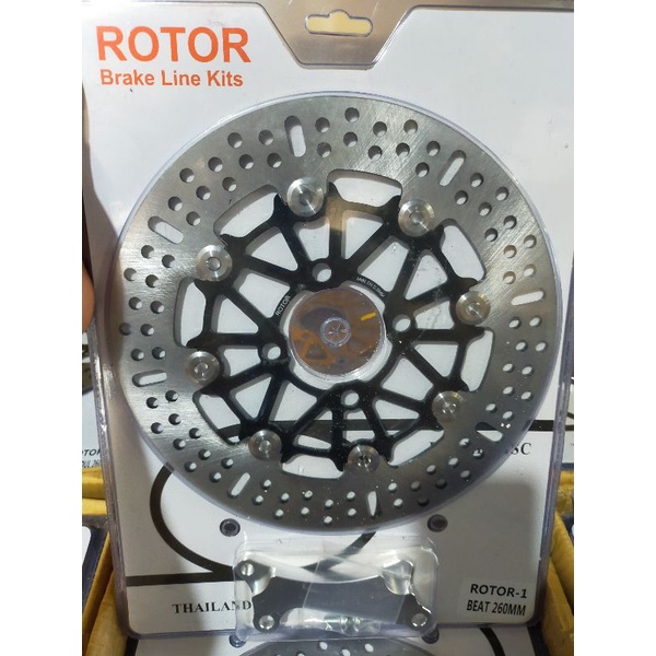 Disc piringan Cakram depan Floating cnc Rotor ukuran 260 mm all beat scopy vario lubang 4 kualitas sama ktc