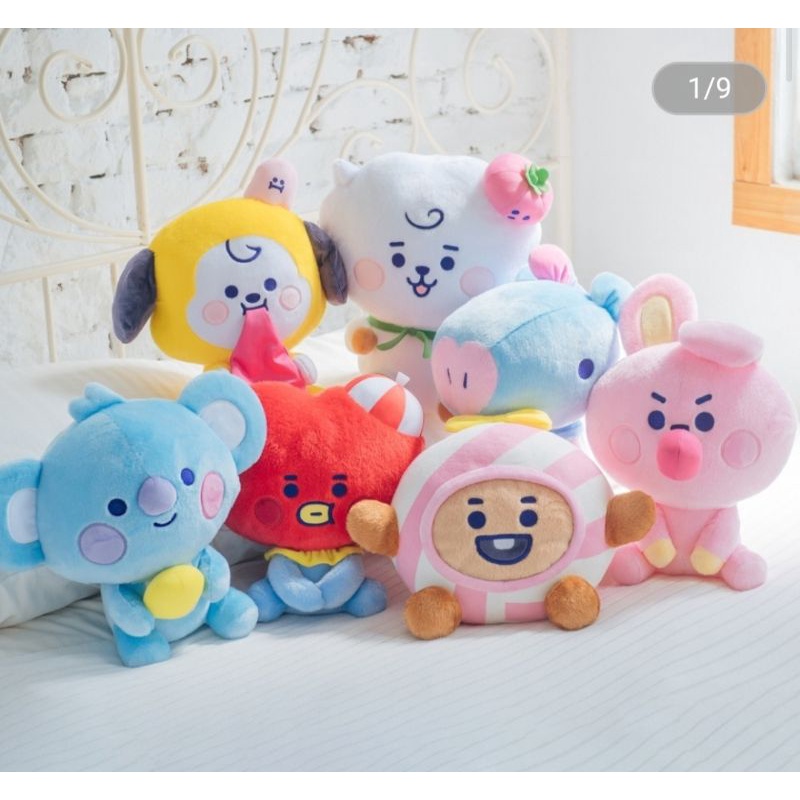 OFFICIAL BT21 JELLY CANDY SITTING DOLL BONEKA