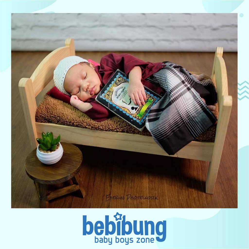 SARKOCI warna BAJU KOKO BAYI SARUNG INSTANT SARKO ANAK & BAYI NEWBORN WADIMOR BEBIBUNG KATUN TOYOBO 