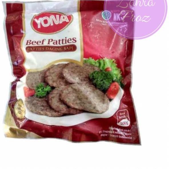 

❅ YONA PATTIES DAGING SAPI 500 GR ➻