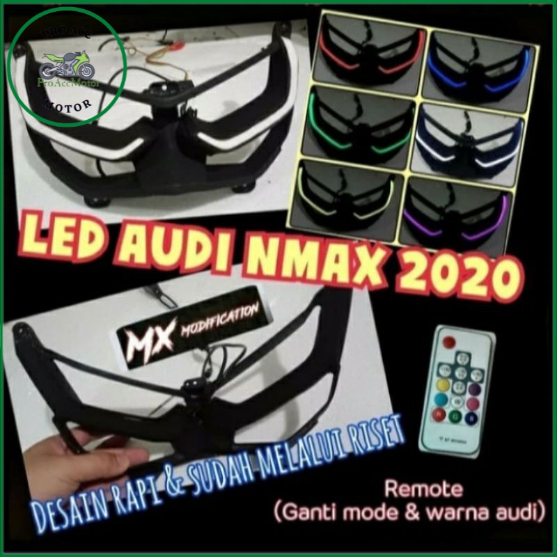 Lampu Alis All New Nmax 2020 Facelift Model Audy Lazy Eyes