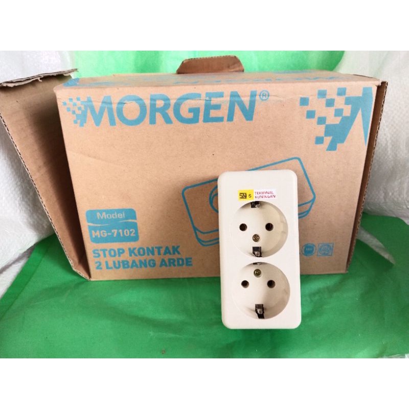 STOP KONTAK ARDE 2 LUBANG MORGEN