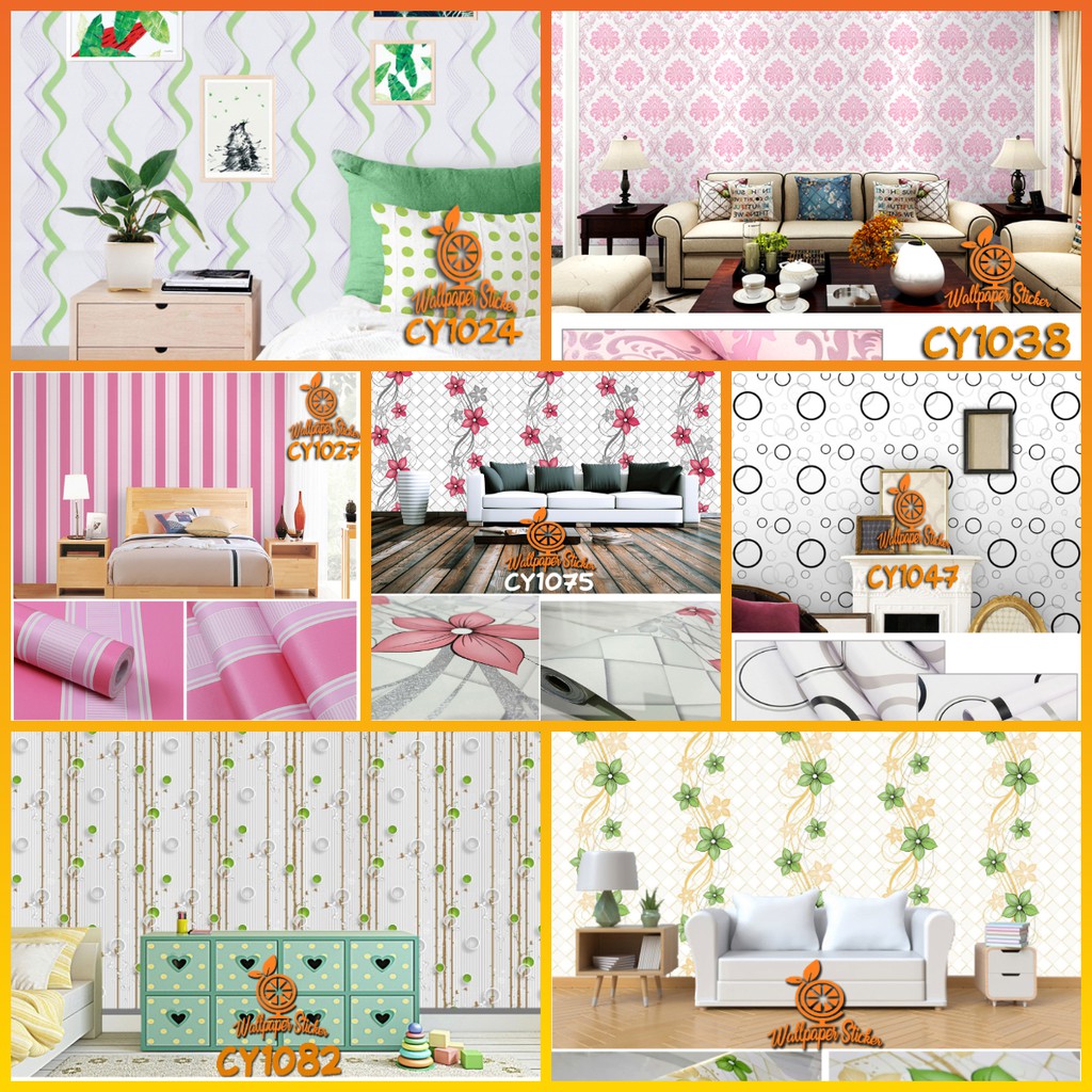  COD WALLPAPER DINDING  STICKER WALPAPER STIKER  MOTIF 