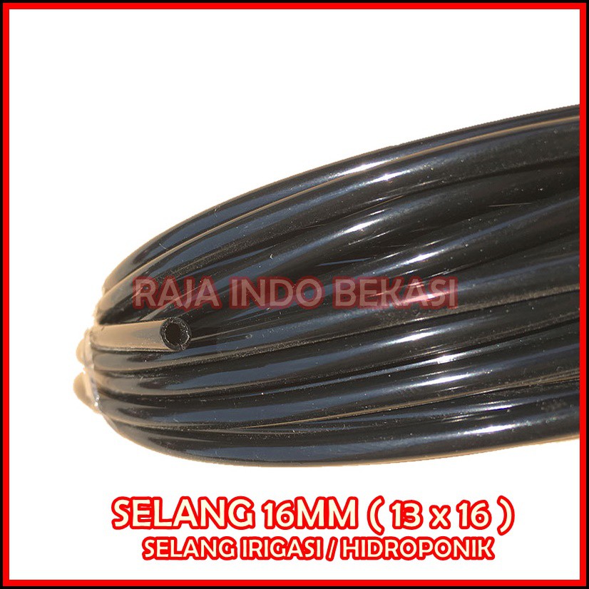 Selang 50 M Selang Pe 16 Mm 13x16mm Utk Irigasi Fertigasi Tetes Kebun Duren Klengkeng Alpukat