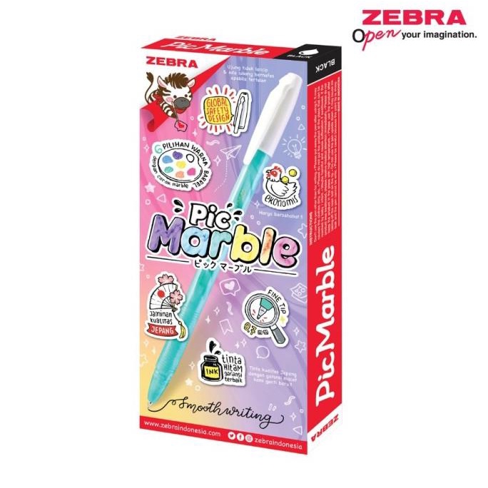 

Ballpoint Pic Marble Zebra 0.7Mm