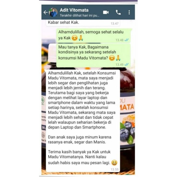 (BISA COD) MADU VITOMATA MADU VITOMATA KESEHATAN MATA MADU VITOMATA ASLI MADU VITOMATA ORIGINAL