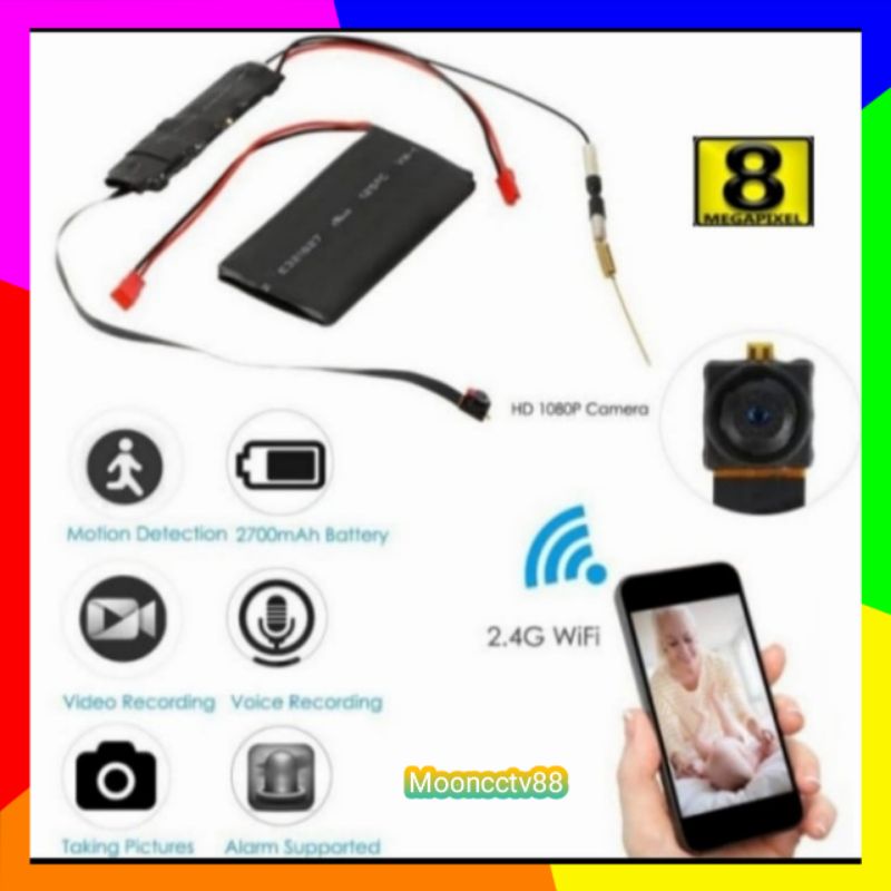 SPY CAMERA 8MP WIRELESS 1080P FULL HD P2P ORIGINAL SPY CAM SMALL