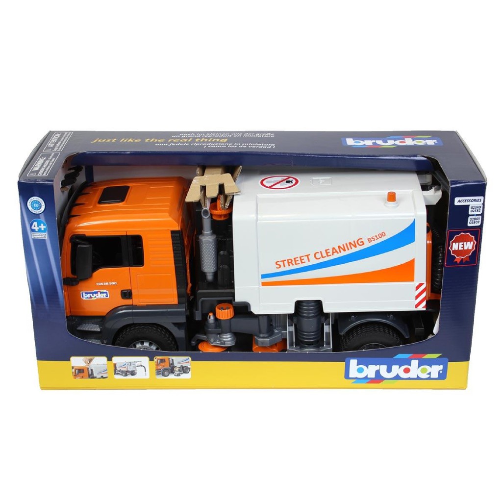 BRUDER 3780 MAN TGS Street Sweeper