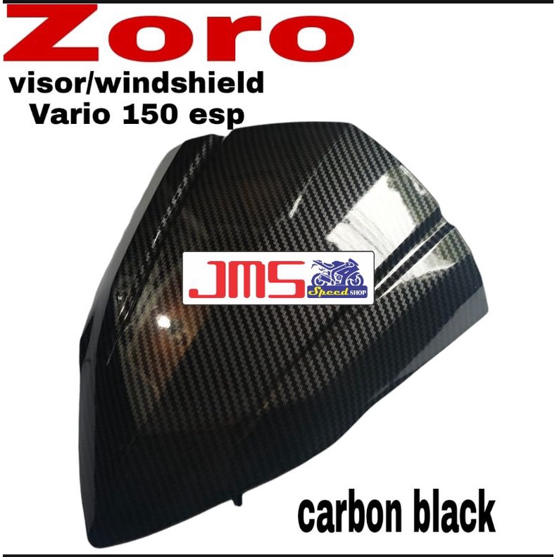 visor vario 125 dan 150 esp carbon zoro tahun 2015-2017