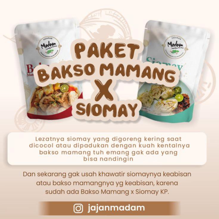 

{BISA COD} PAKET BAKSO MAMANG X SIOMAY TERBARU [Kode 1|Kode 2|Kode 3|Kode 4|Kode 5|Kode 6|Kode