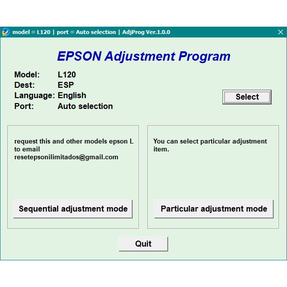 Epson l3060 adjustment program. Adjustment program Epson l120. Adjustment Epson l 120.