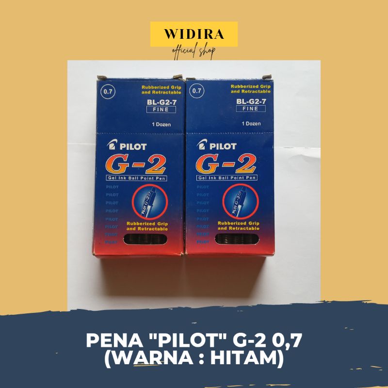 

[ATK] Pena PILOT G-2 0,7 (Hitam)