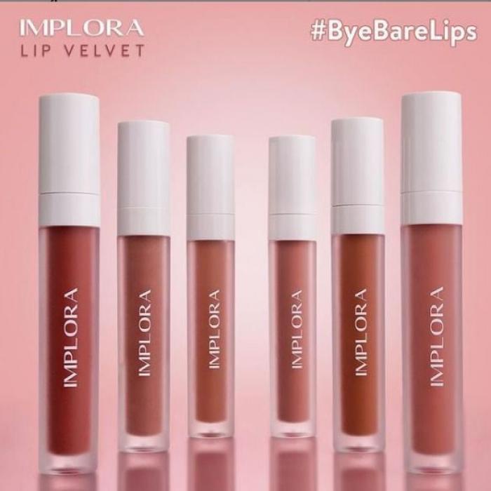 GROSIR - IMPLORA - LIP VELVET LIPCREAM