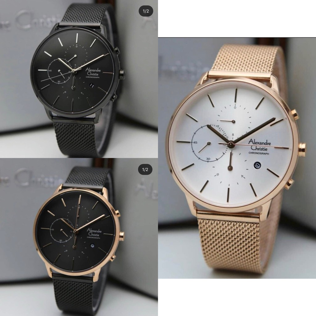 JAM TANGAN PRIA ALEXANDRE CHRISTIE AC 6555 ORIGINAL