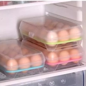 Kotak Tempat Telur / Kotak Penyimpanan Telur / Wadah Telur / Egg Organizer