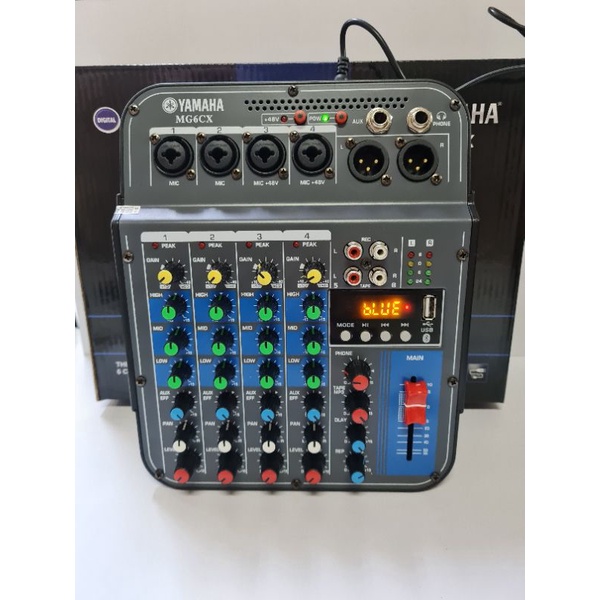 mixer audio yamaha mg6cx mg 6cx 6ch usb bluetooth