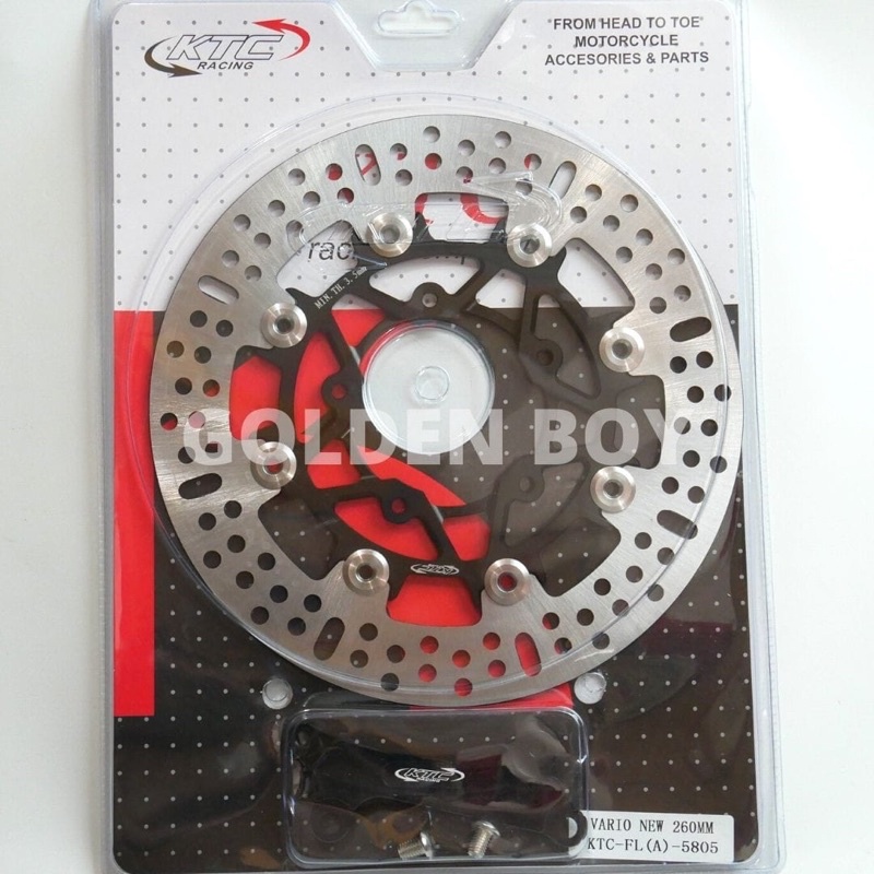 disc ktc vario 150 new lubang 5 260mm + breket