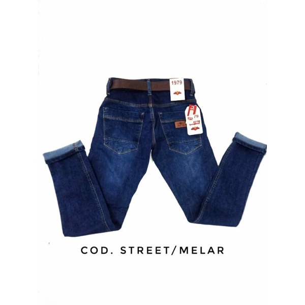 Celana Jeans Pria Panjang Slim Fit Levis Skinny Melar