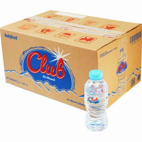 

Indofood Club Air Mineral botol 250ml per karton Boss mpasi | Evita 330ml x 24