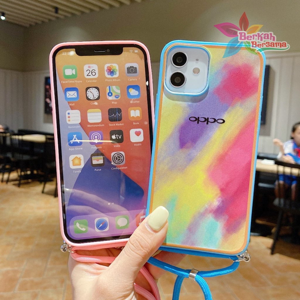 SS301 SOFTCASE SLINGCASE OPPO A16 A37 NEO 9 A9 A5 A92 A52 A31 A8 A54 A53 A33 A3S A93 F1S A59 BB6309