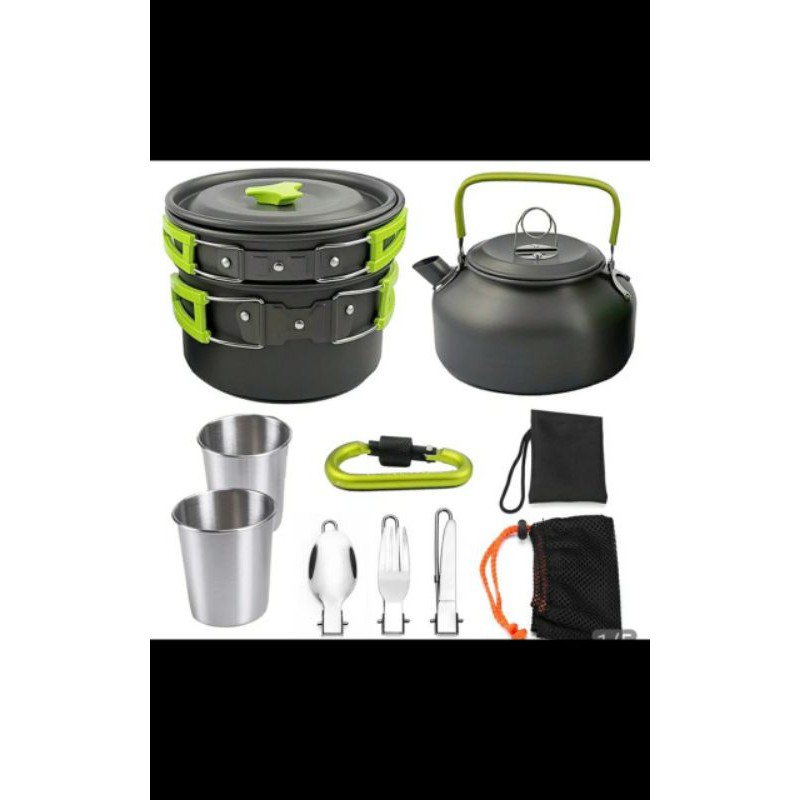 alat masak outdoor hiking komplit Rei