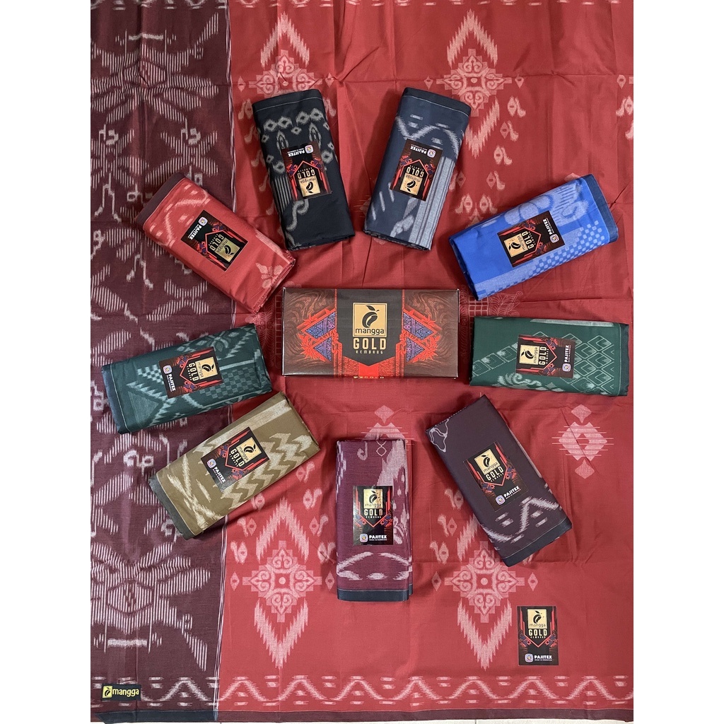 SARUNG MANGGA GOLD KEMBANG DEWASA SARUNG KEMBANG