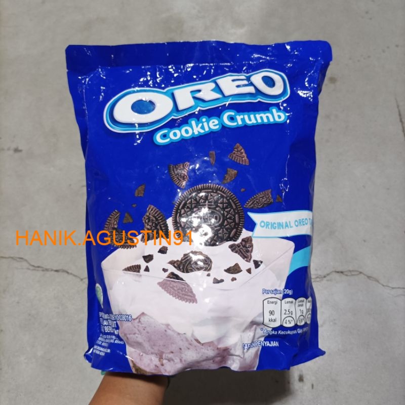 

Oreo Cookie Crumb 1kg / Oreo Bubuk / ORIGINAL Oreo Cookie Crumb 1kg