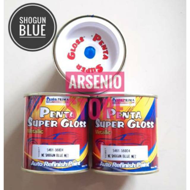  Cat  penta  super gloss  SHOGUN BLUE Shopee Indonesia