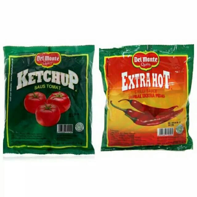 

Delmonte sambal ekstra hot & sau tomat sachet