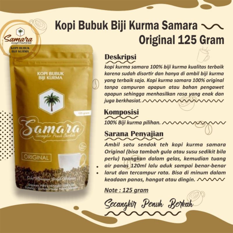 

kopi kurma samara