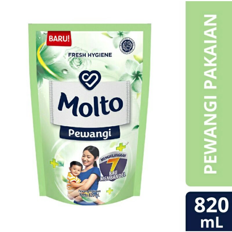Molto Pewangi Fresh Hygiene 820 mL Original