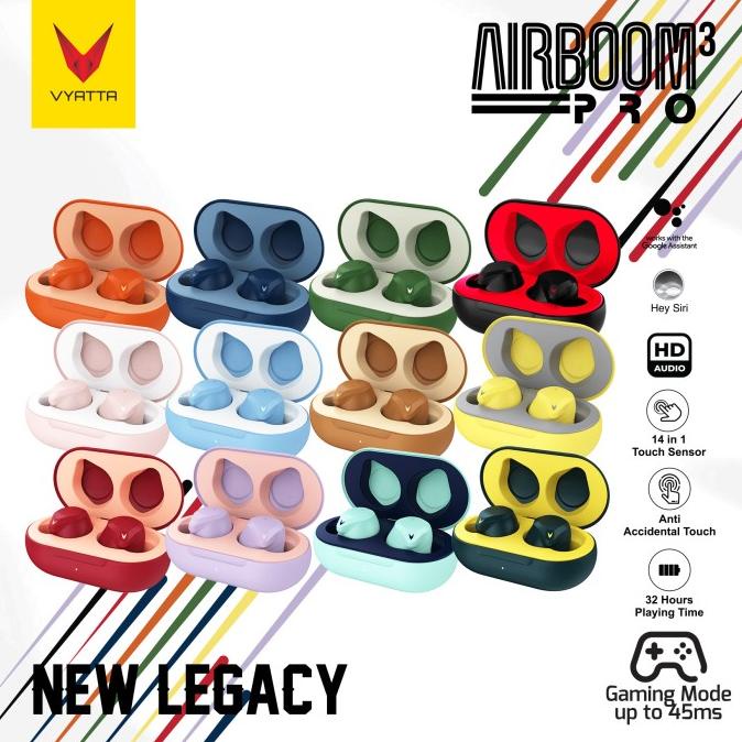 VYATTA Airboom Pro New TWS Bluetooth Headset / Earphone , Long Battery