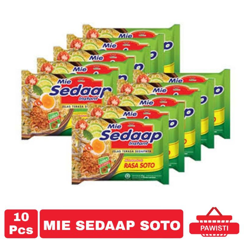 

10 PCS - MIE SEDAAP KUAH RASA SOTO